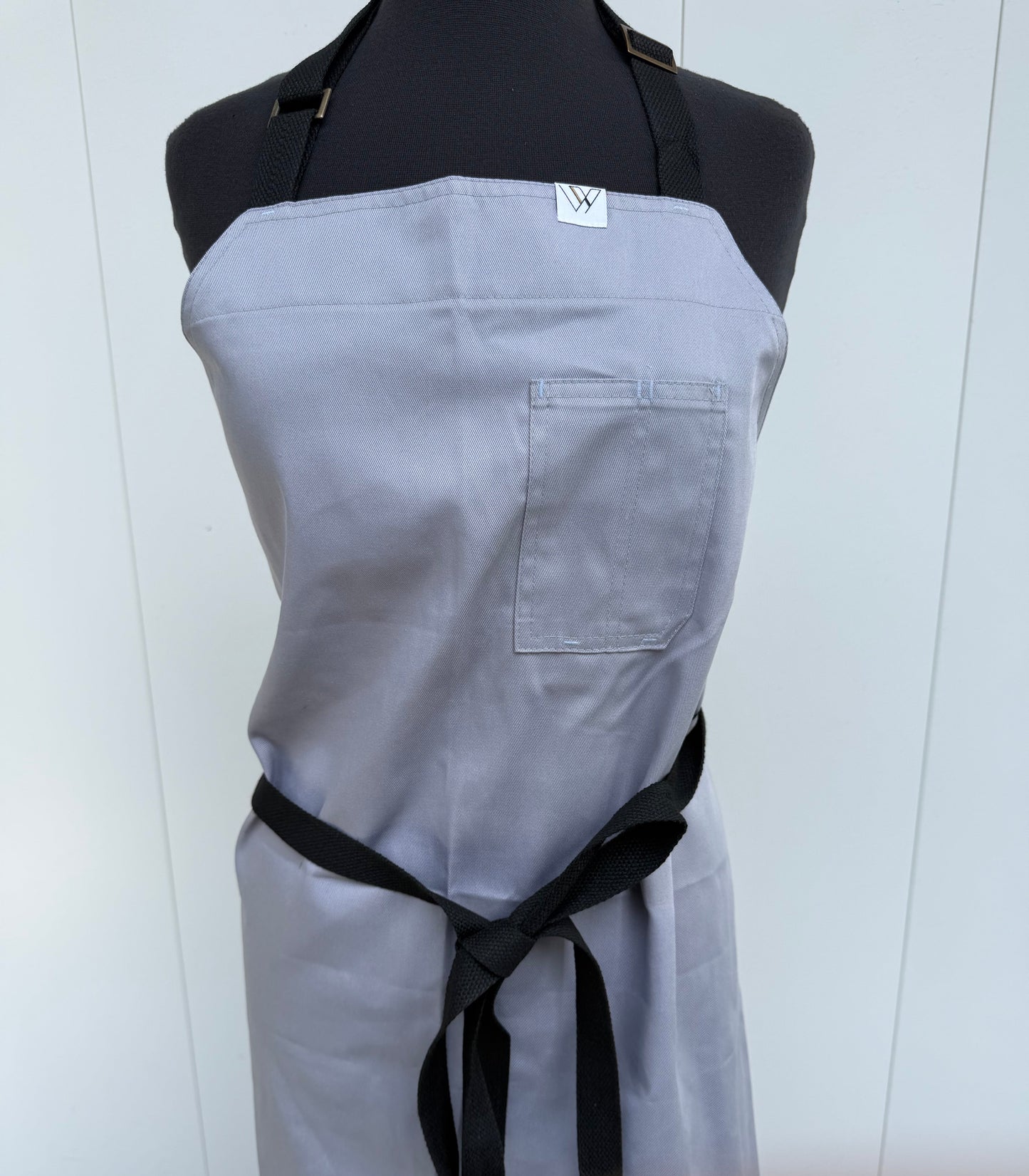Vancouver 213 chef Apron (silver cotton polyester)
