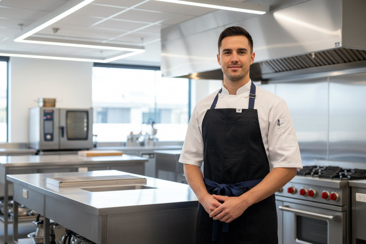 VANCOUVER 94 BLACK APRON