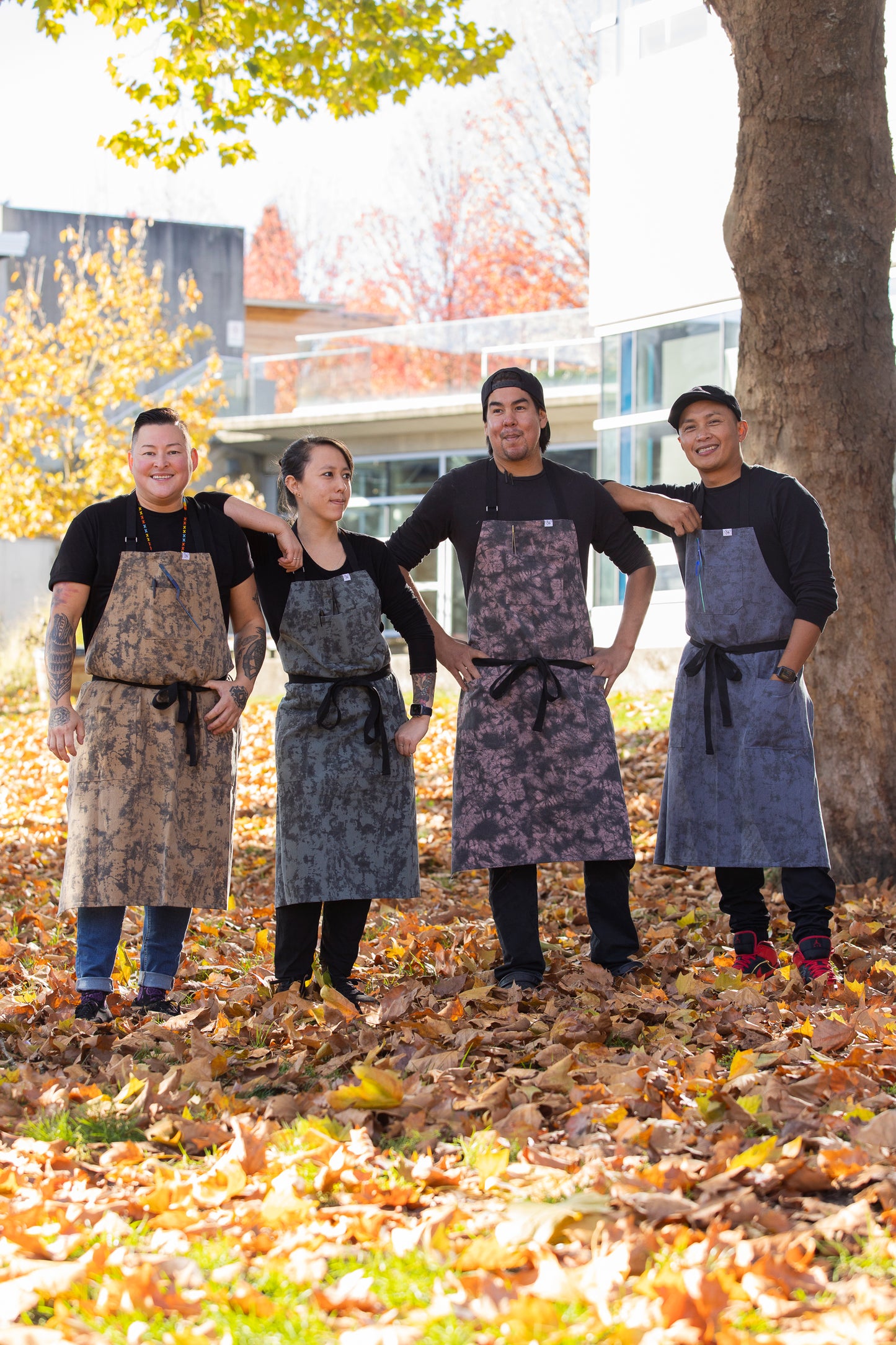 VANCOUVER HYBRIDS 101 (TIE DYE APRON)