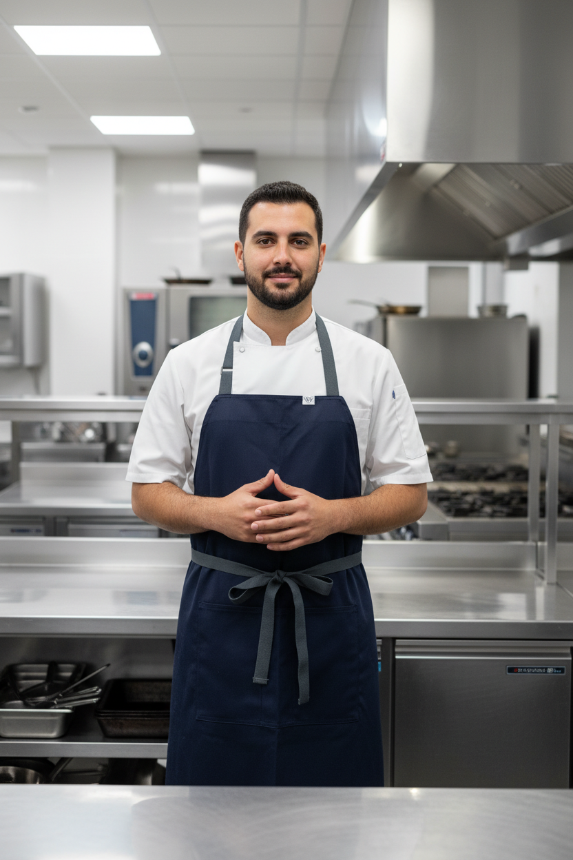 Server apron and kitchen apron (2 functions)