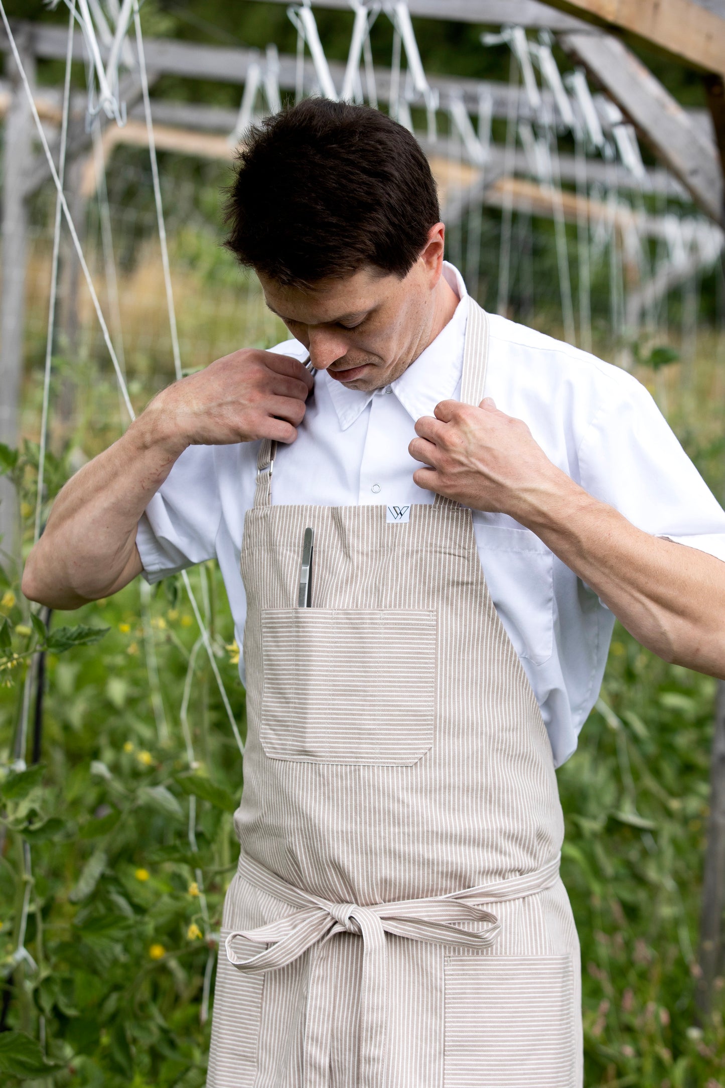 VANCOUVER 94 PINSTRIPE APRON
