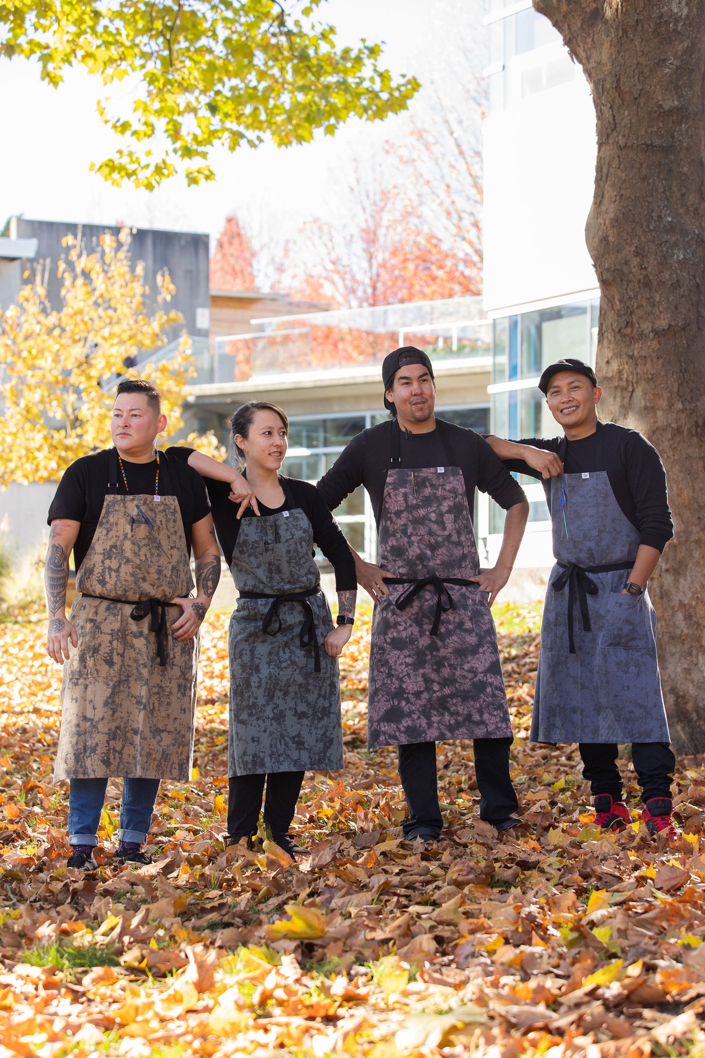 VANCOUVER HYBRIDS 101 (TIE DYE APRON)