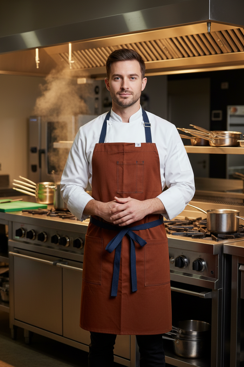 Vancouver 221 Apron (caramel brown)