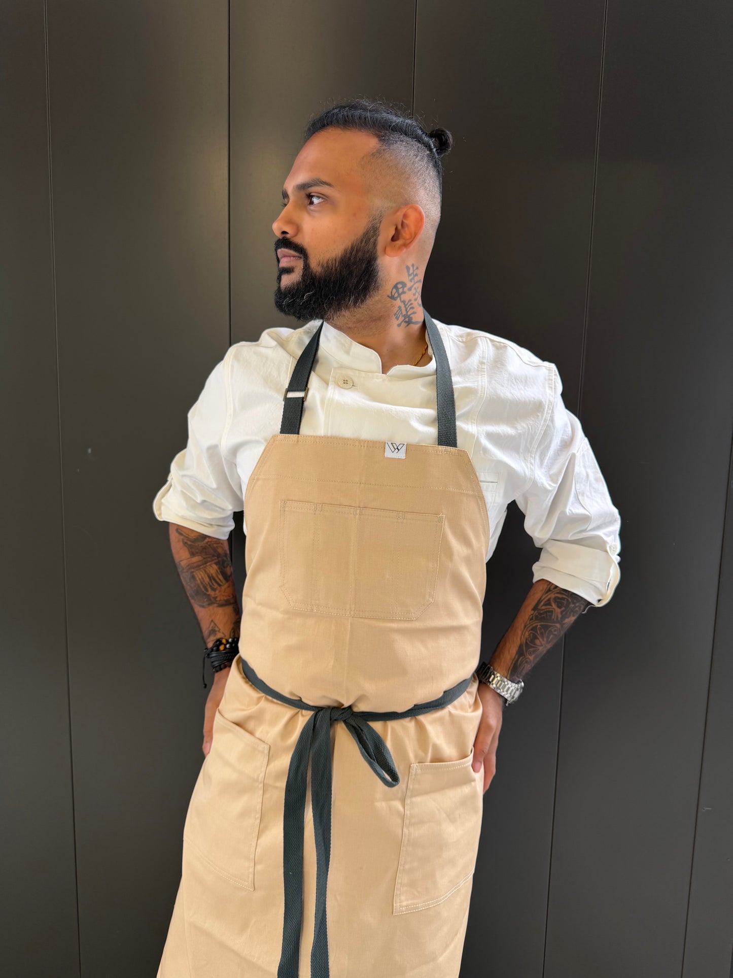 Vancouver 94 Apron (golden beige cream)