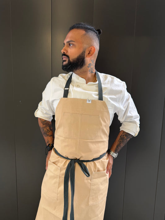 Vancouver 94 Apron (golden beige cream)