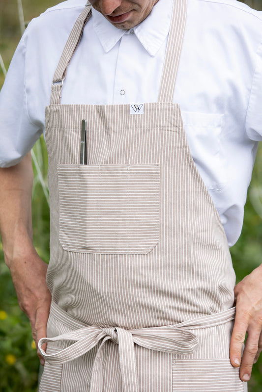 VANCOUVER 94 PINSTRIPE APRON