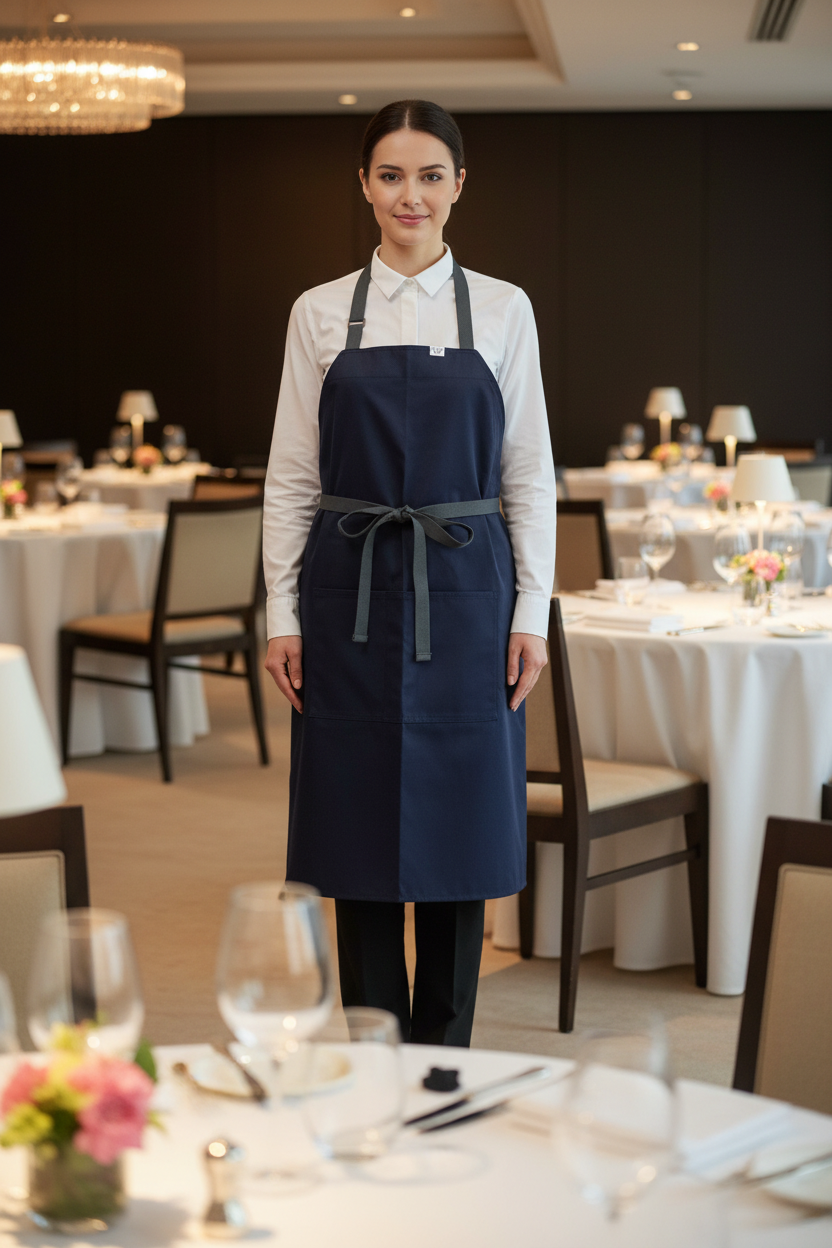 Server apron and kitchen apron (2 functions)