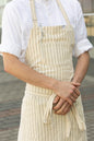 VANCOUVER 110 APRON (Cream black stripe)