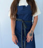 Vancouver 83 DENIM apron (polka dot)