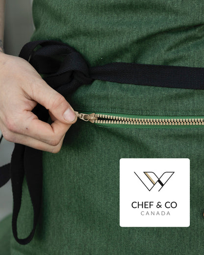 VANCOUVER 207 ZIPPER APRON