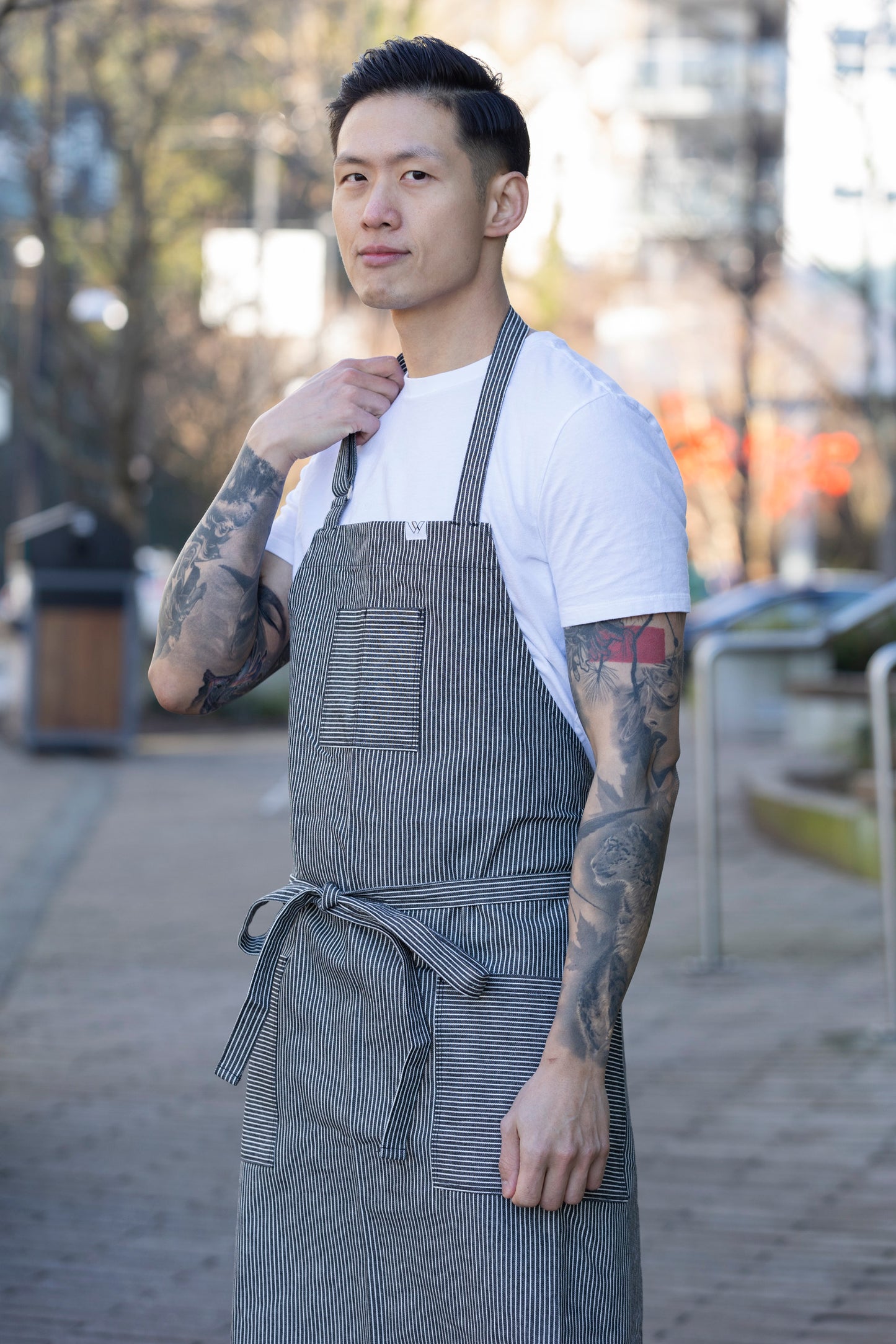 VANCOUVER 162 PINSTRIPE APRON