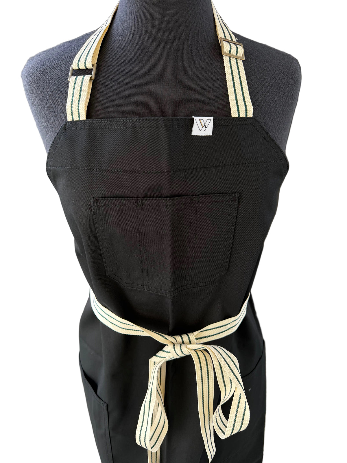 Vancouver 110 Apron TALL (black cotton polyester)