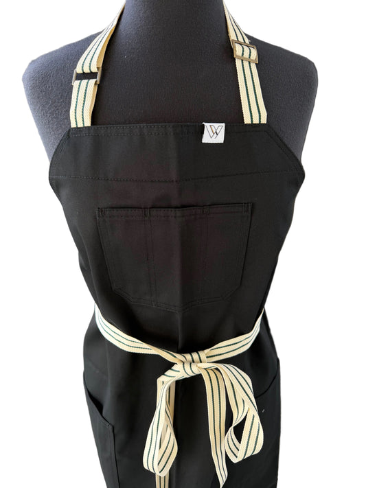 Vancouver 110 Apron TALL (black cotton polyester)