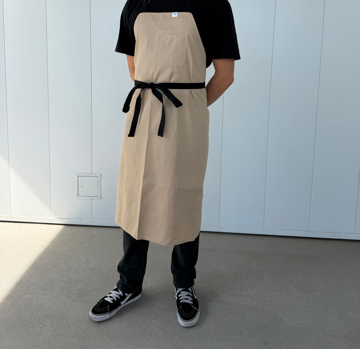 Vancouver 213 apron (beige cotton polyester) TALL