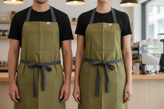 Vancouver 01 chef apron (calmansi cotton twill)