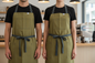 Vancouver 01 chef apron (calmansi cotton twill)