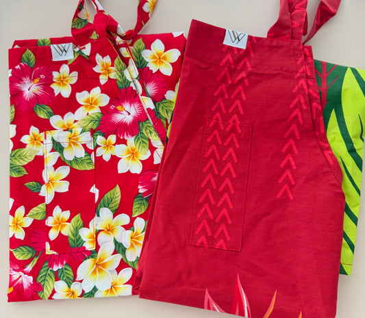 ALOHA collection apron bundle set