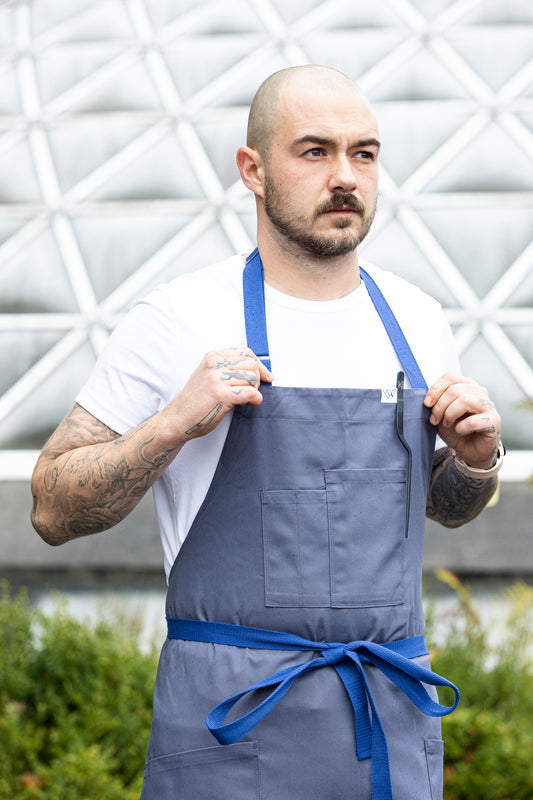 Vancouver 83 apron (gray cotton polyester)