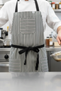 Vancouver 162 Apron (lavender, navy, white)