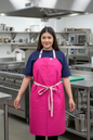Vancouver 110 chef apron (pink cotton polyester)