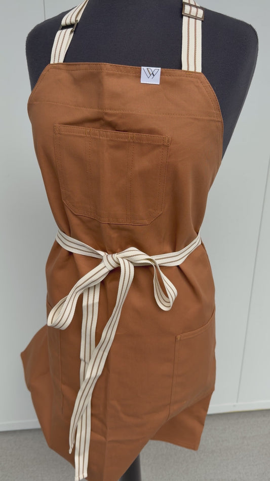 Vancouver 110 Apron (tan stripe strap)