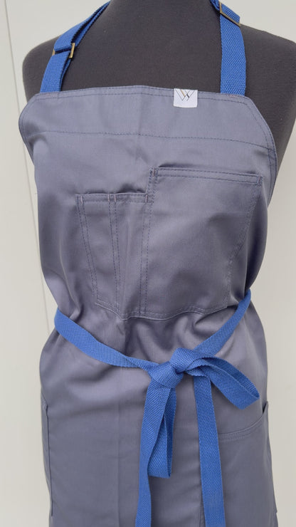 VANCOUVER 83 APRON (gray cotton polyester)
